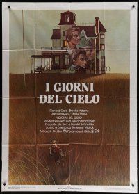 6a743 DAYS OF HEAVEN Italian 1p '79 Richard Gere, Brooke Adams, directed by Terrence Malick!