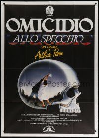 6a744 DEAD OF WINTER Italian 1p '87 directed by Arthur Penn, completely different skull art!