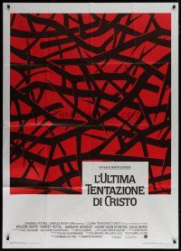 6a860 LAST TEMPTATION OF CHRIST Italian 1p '88 directed by Martin Scorsese, cool Caroff thorn art!