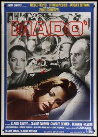 6a873 MADO Italian 1p '76 Michel Piccoli, pretty Romy Schneider, directed by Claude Sautet!