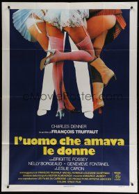 6a879 MAN WHO LOVED WOMEN Italian 1p '77 Francois Truffaut's L'Homme qui aimait les femmes, sexy!