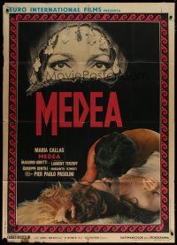 6a885 MEDEA Italian 1p '69 Pier Paolo Pasolini, pretty Maria Callas, written by Euripides!