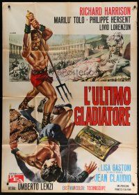 6a886 MESSALINA VS. THE SON OF HERCULES Italian 1p '64 Lenzi's L'ultimo gladiatore, Casaro art!