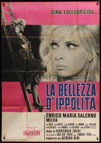 6a942 SHE GOT WHAT SHE ASKED FOR Italian 1p '62 sexy blonde Gina Lollobrigida full-length & c/u!