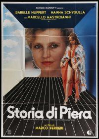 6a955 STORY OF PIERA Italian 1p '83 Storia di Piera, Hanna Schygulla, Isabelle Huppert