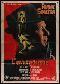 6a974 TONY ROME Italian 1p '67 detective Frank Sinatra w/gun & sexy near-naked girl on bed!