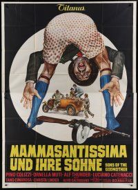 6a088 ITALIAN GRAFFITI Italian 2p '73 Italian spoof comedy about the Roaring '20s, wacky art!
