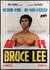 6a146 REAL BRUCE LEE Italian 2p '73 Hong Kong martial arts documentary that guarantees it is him!