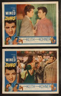 6b881 DINO 2 LCs '57 cool images of troubled teen Sal Mineo and sexy Susan Kohner with glasses!