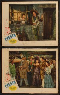 6b889 FIESTA 2 LCs '41 Anne Ayars, Armida, George Givot, Hal Roach, glorious is the word for Fiesta!