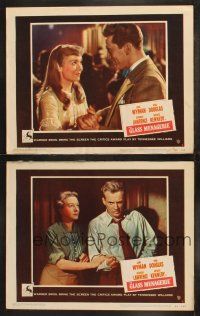 6b902 GLASS MENAGERIE 2 LCs '50 Jane Wyman thinks she loves Kirk Douglas, Tennessee Williams!