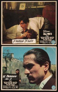 6b903 GODFATHER PART II 2 LCs '74 Pacino & De Niro in Francis Ford Coppola classic crime sequel!