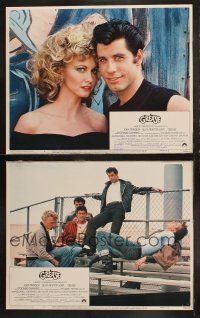 6b905 GREASE 2 LCs '78 John Travolta & Olivia Newton-John in a most classic musical!