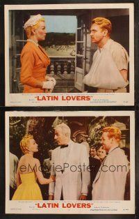 6b923 LATIN LOVERS 2 LCs '53 sexiest Lana Turner, John Lund, and Louis Calhern!