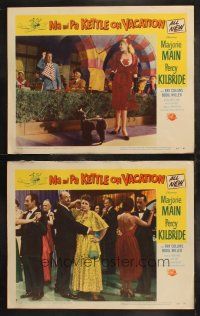 6b931 MA & PA KETTLE ON VACATION 2 LCs '53 Marjorie Main, Percy Kilbride, Sig Ruman & Ray Collins!