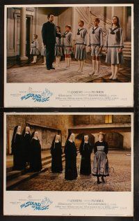 6b973 SOUND OF MUSIC 2 LCs '67 Christopher Plummer with kids and Julie Andrews with nuns!