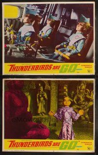 6b986 THUNDERBIRDS ARE GO 2 LCs '67 marionette puppets, cool sci-fi images!