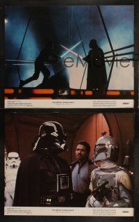 6b141 EMPIRE STRIKES BACK 8 color 11x14 stills '80 George Lucas classic, wonderful images w/ slugs!