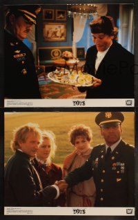 6b527 TOYS 8 color 11x14 stills '92 Robin Williams, Joan Cusack, directed by Barry Levinson!