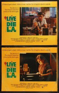 6b522 TO LIVE & DIE IN L.A. 8 English LCs '85 William Friedkin directed drug & murder thriller!