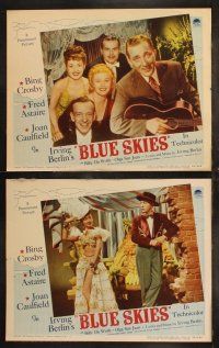6b058 BLUE SKIES 8 LCs '46 Fred Astaire, Olga San Juan, Joan Caulfield, Billy De Wolfe!