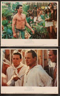 6b065 BOUNTY 8 LCs '84 Mel Gibson, Anthony Hopkins, Liam Neeson, Mutiny on the Bounty!