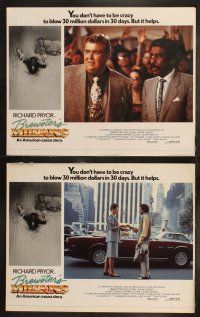6b067 BREWSTER'S MILLIONS 8 LCs '85 Richard Pryor & John Candy need to spend LOTS of money!