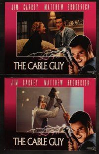 6b074 CABLE GUY 8 LCs '96 Jim Carrey, Matthew Broderick, directed by Ben Stiller!
