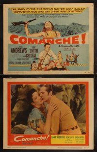 6b095 COMANCHE 8 LCs '56 Dana Andrews, Linda Cristal, they killed more white men than any other!