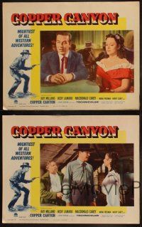 6b697 COPPER CANYON 4 LCs R60s Ray Milland, Macdonald Carey & sexy cowgirl Hedy Lamarr!