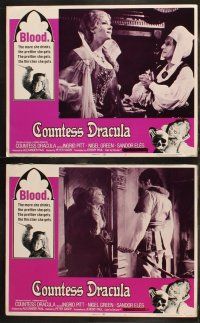6b099 COUNTESS DRACULA 8 LCs '72 two wacky guys in weird outfits with scroungy looking lady!