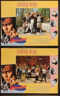 6b105 CRY-BABY 8 LCs '90 directed by John Waters, Johnny Depp, Traci Lords, Ricki Lake, Amy Locane