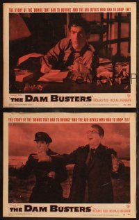 6b698 DAM BUSTERS 4 LCs '55 Michael Redgrave & Richard Todd in WWII action!