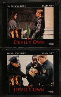 6b123 DEVIL'S OWN 8 LCs '97 Harrison Ford & Brad Pitt, trapped by destiny & bound by duty!