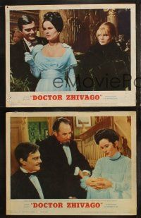 6b784 DOCTOR ZHIVAGO 3 LCs '65 Julie Christie, Omar Sharif & bride-to-be Geraldine Chaplin!
