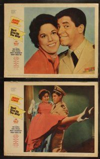 6b130 DON'T GIVE UP THE SHIP 8 LCs '59 wacky Navy man Jerry Lewis, pretty Dina Merrill!