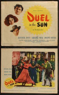 6b137 DUEL IN THE SUN 8 LCs '47 Jennifer Jones, Gregory Peck, Joseph Cotten, Lionel Barrymore!