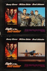 6b167 FLIGHT OF THE INTRUDER 8 LCs '91 Danny Glover, Willem Dafoe, Brad Johnson, from Stephen Coonts
