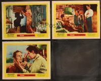6b790 FUZZY PINK NIGHTGOWN 3 LCs '57 super-sexy Jane Russell, Keenan Wynn & Ralph Meeker!