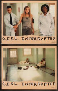 6b182 GIRL, INTERRUPTED 8 LCs '99 images of mental patients Winona Rider & Angelina Jolie!