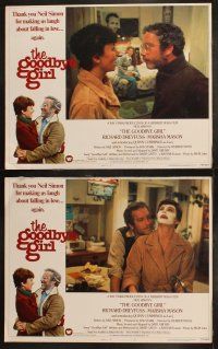 6b189 GOODBYE GIRL 8 LCs '77 great images of Richard Dreyfuss & Marsha Mason, by Neil Simon