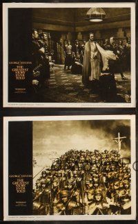 6b192 GREATEST STORY EVER TOLD 8 LCs '65 Robert Blake as Simon, Max von Sydow as Jesus!