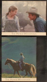 6b209 HORSE WHISPERER 8 LCs '98 star & director Robert Redford, Sam Neill, Johansson!