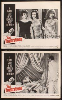 6b798 HOT FRUSTRATIONS 3 LCs '67 a searing study of the complete erotic experience, sexy images!