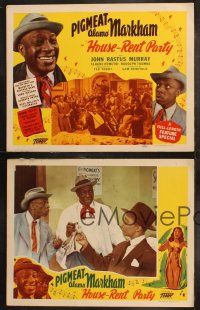 6b717 HOUSE-RENT PARTY 4 LCs '46 Dewey Pigmeat Alamo Markham, Toddy all-black comedy musical!