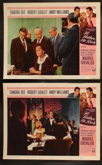 6b219 I'D RATHER BE RICH 8 LCs '64 Sandra Dee, Robert Goulet, Andy Williams, Maurice Chevalier