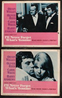 6b220 I'LL NEVER FORGET WHAT'S'ISNAME 8 LCs '68 Orson Welles, sexy Carol White, Michael Winner!