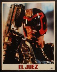 6b239 JUDGE DREDD 8 Spanish/U.S. LCs '95 in the future, Sylvester Stallone is the law, great images!