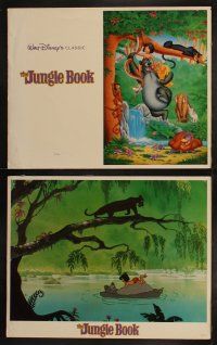 6b242 JUNGLE BOOK 8 LCs R90s Walt Disney cartoon classic, great image of Mowgli & friends!
