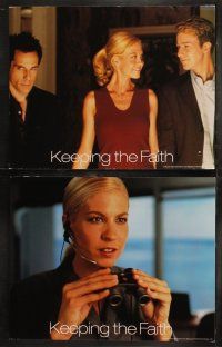 6b246 KEEPING THE FAITH 8 LCs '00 Ben Stiller, Edward Norton, Jenna Elfman, Anne Bancroft!